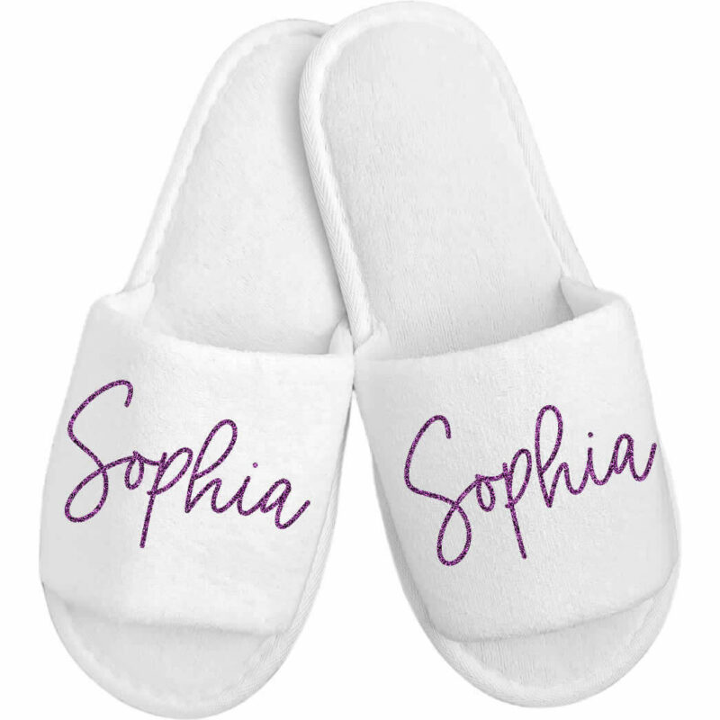 Budget Slippers with Name