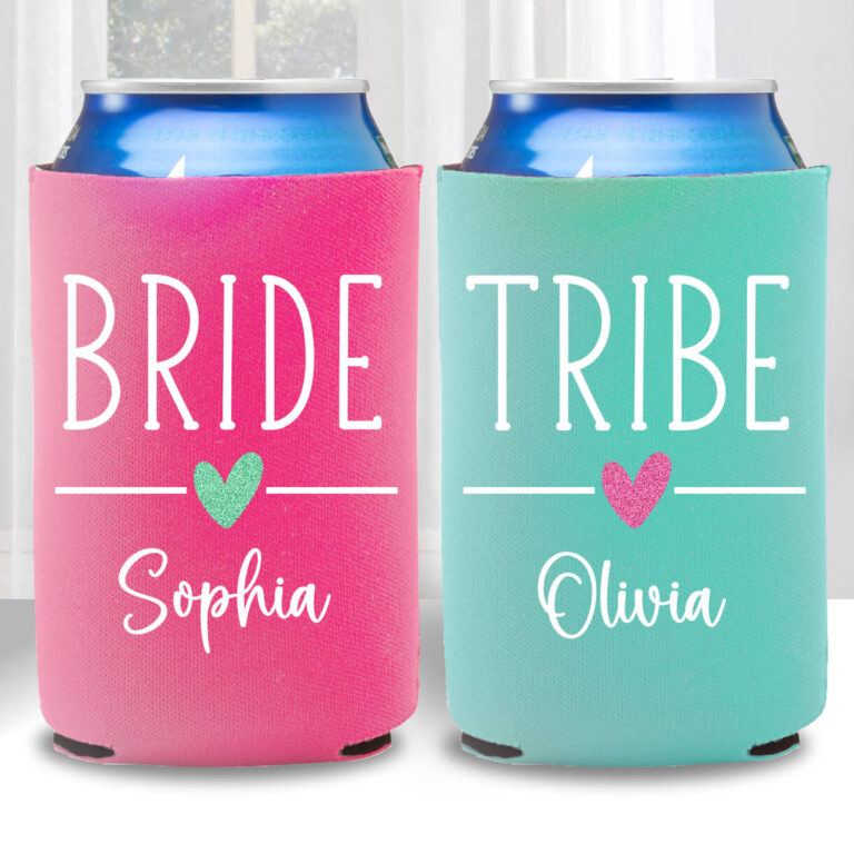 Bride and Bridesmaid Koozies