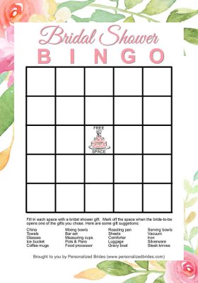 15 Free Printable Bridal Shower Games | Wedding Freebies - Personalized ...