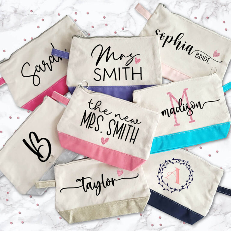 Bridal Party Makeup Bags