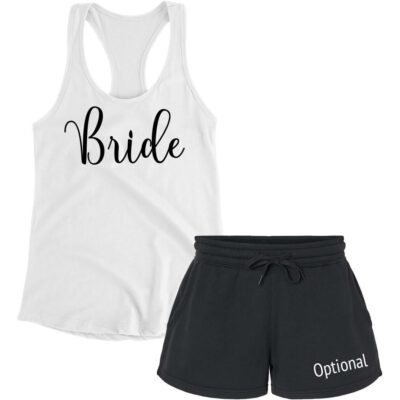 Bride Tank Top & Shorts Pajama Set
