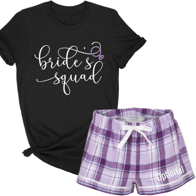 Brides Squad Pajama Set Personalized Brides