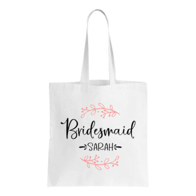 Amazon.com: Personalized Floral Initial Tote Bags for women Canvas Tote Bags  Reusable Grocery Shopping Bags for Bridesmaids Wedding Bachelorette  Birthday Party Large Book Tote Gift Bags Eco - Friendly (Letter B): Home