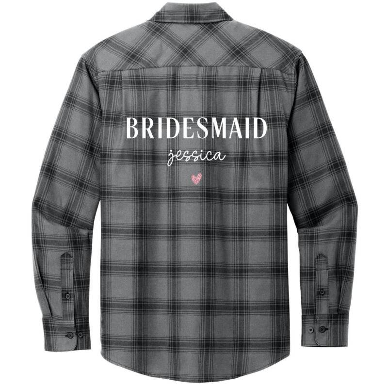 Flannel Bridesmaid Shirt