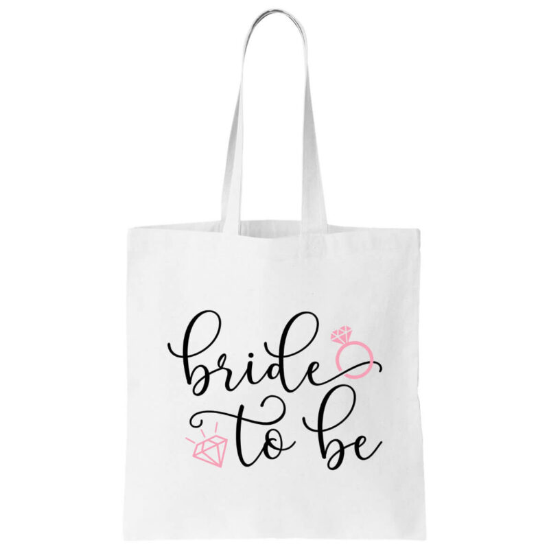 "Bride to be" Canvas Tote Bag