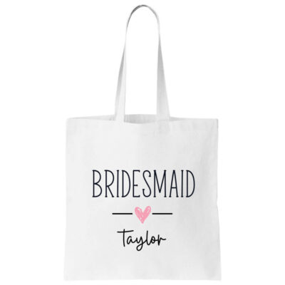 Bridal Party Canvas Tote Bag