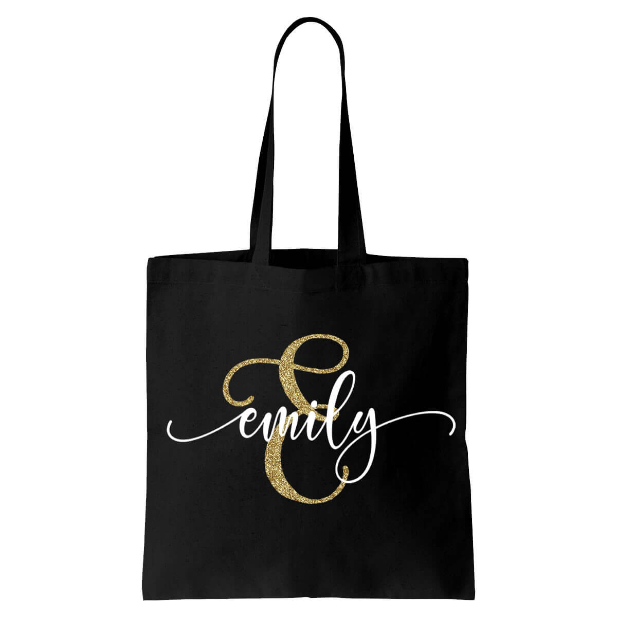Initial & Name Personalized Canvas Tote Bags