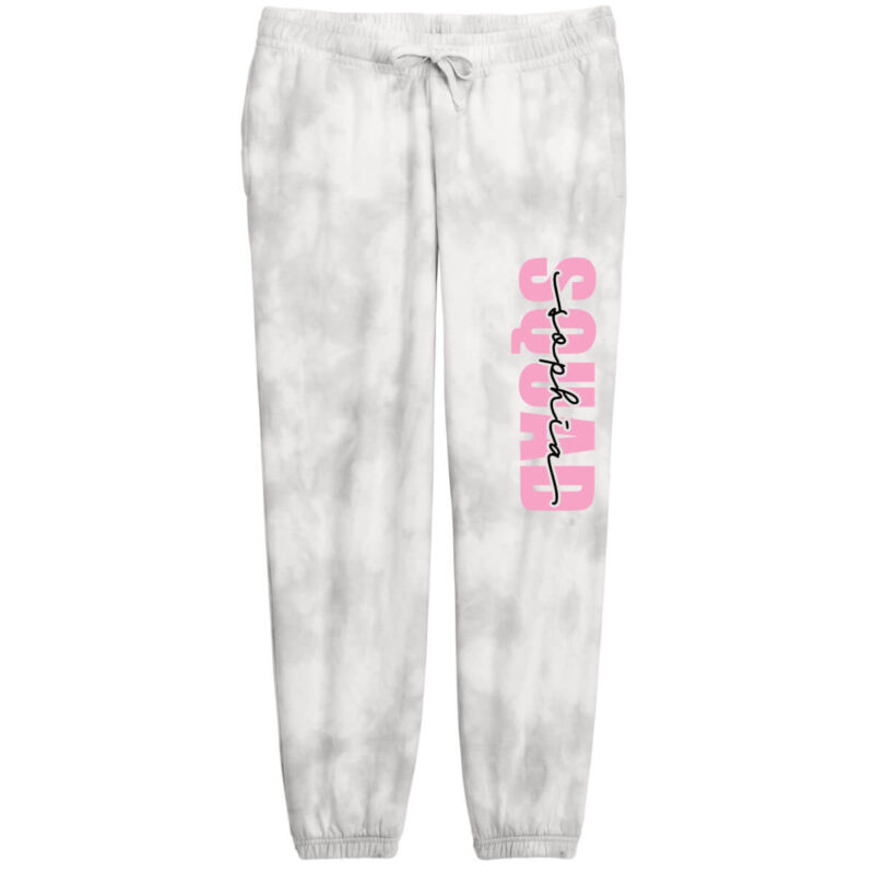 Bride Squad Cloud Joggers with Name
