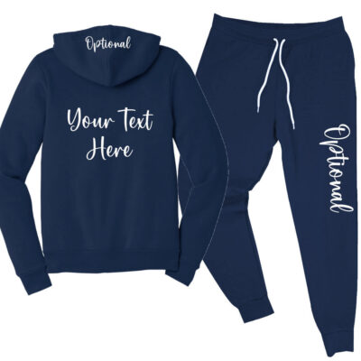 Create Your Own Bridal Party Sweatsuit Getting Ready Outfit