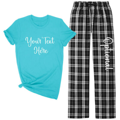 Create Your Own T-Shirt & Flannel Pant Pajama Set