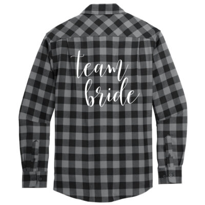 Flannel Bridal Party Shirt - Lowercase