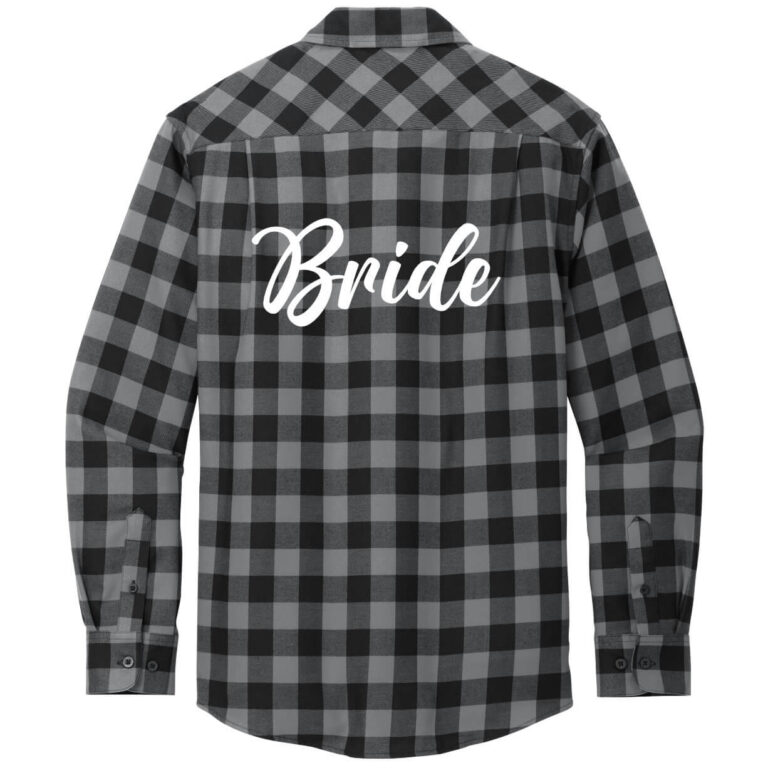 Bride Flannel Shirt Personalized Brides