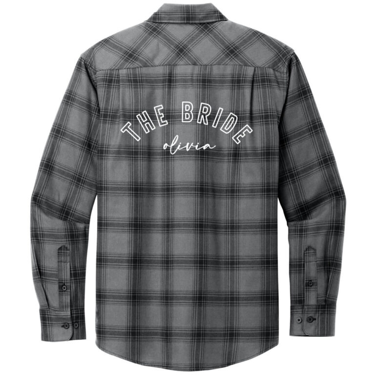 The Bride Flannel Shirt Personalized Brides