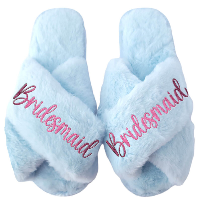 Fuzzy Bridesmaid Slippers