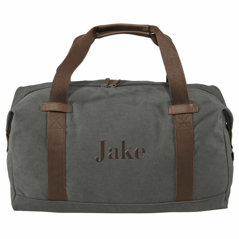 Canvas Duffel Bag with Name - Personalized Brides