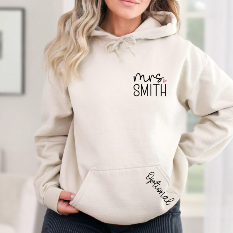 Bride Mrs. Hoodie - Crest - Lifestyle