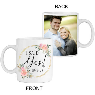 I Said Yes Photo Mug