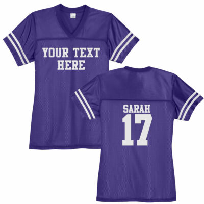 Create Your Own V-Neck Football Jersey with Name & Number