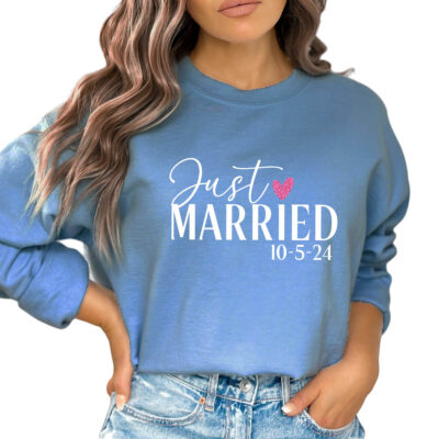 Just Married Sweatshirt