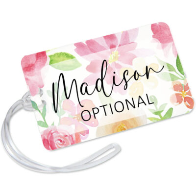 Floral Bridal Party Luggage Tag