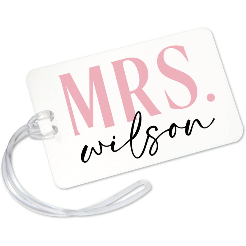 "Mrs." Luggage Tag