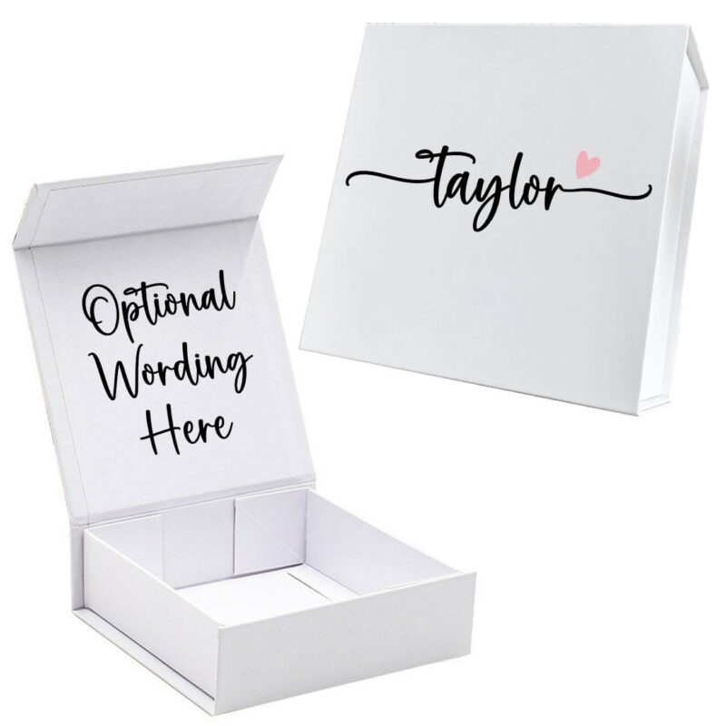 Magnetic Gift Box with Name & Heart
