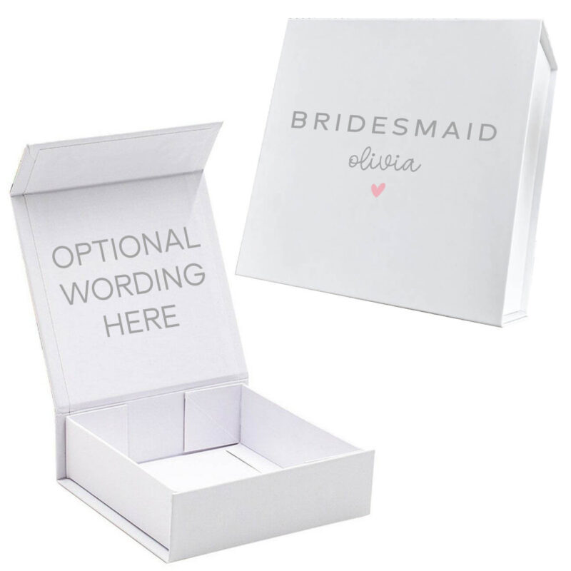 Magnetic Bridesmaid Gift Box with Name