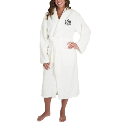 Personalized Plush Monogrammed Robe - Long