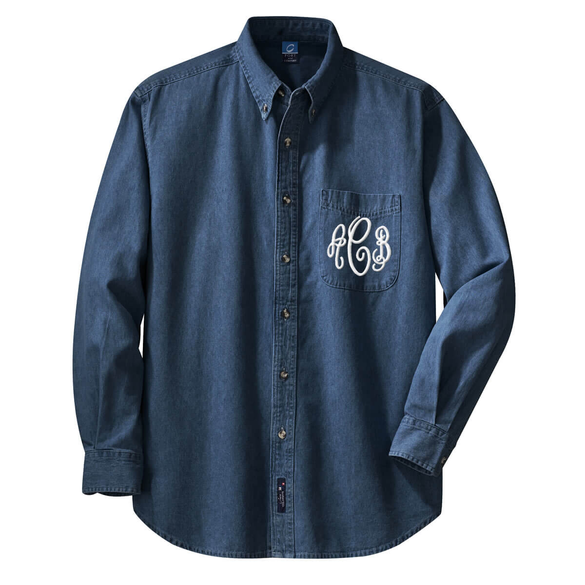 Monogrammed Denim Shirt – Southern Touch Monograms