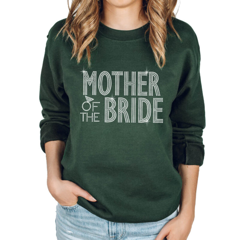Rhinestone Mother of the Bride/Groom Sweatshirt