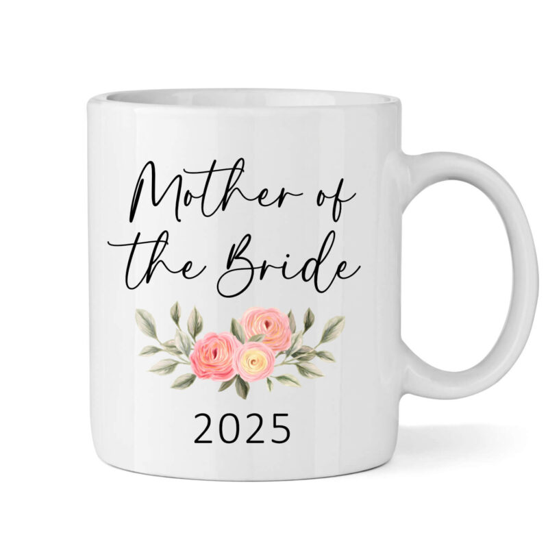 "Mother of the Bride" Mug with Year