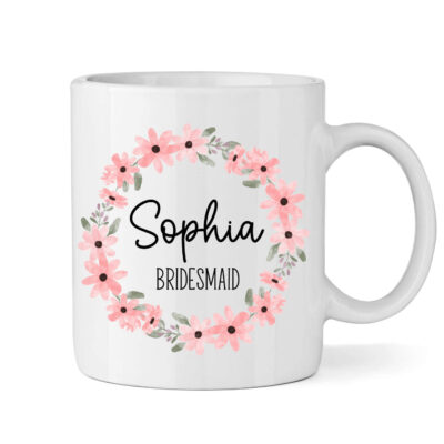 Wedding Party Mug - Colorful Floral