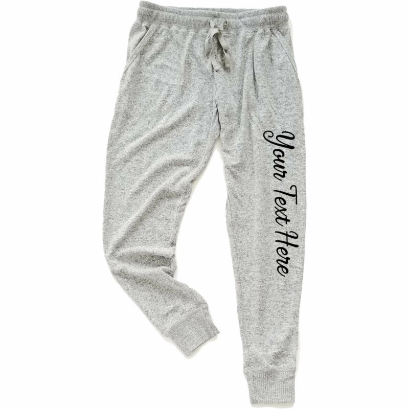 Create Your Own Fleece Jogger Pants - Personalized Brides