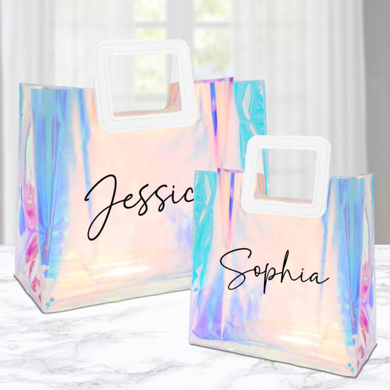 Holographic Gift Bag with Name