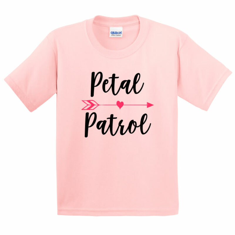 Petal Patrol Flower Girl Shirt with Arrow