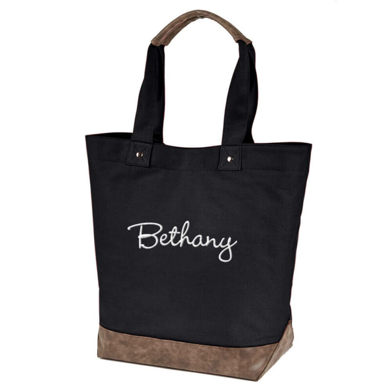 Resort Tote with Embroidered Name