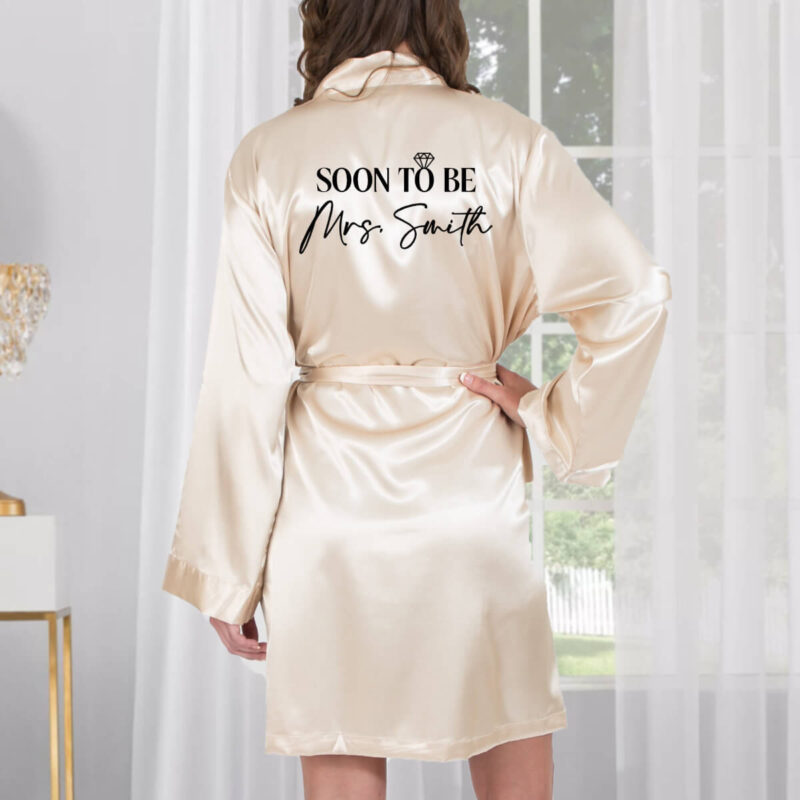 Soon to be Mrs Satin Robe - Lifestyle