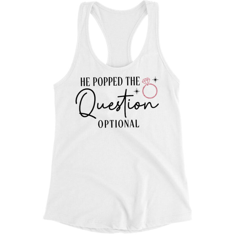 "He Popped the Question" Tank Top
