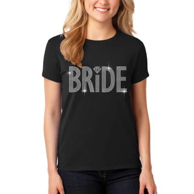 Rhinestone Bride T-Shirt - Block