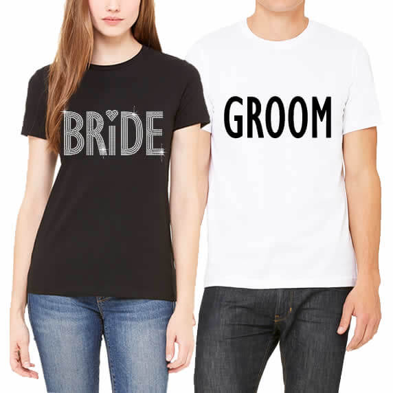 Bride & Groom Stainless Steel Koozie Set