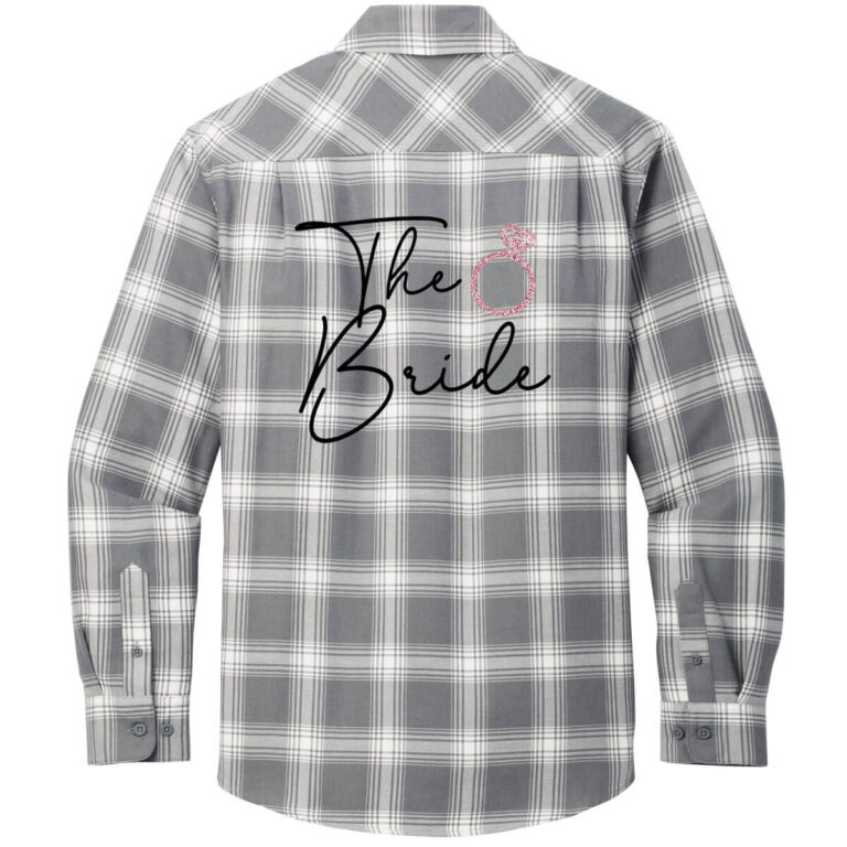 The Bride Flannel Shirt Personalized Brides