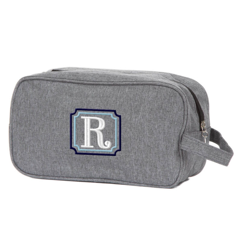 Toiletry Bag with Initial