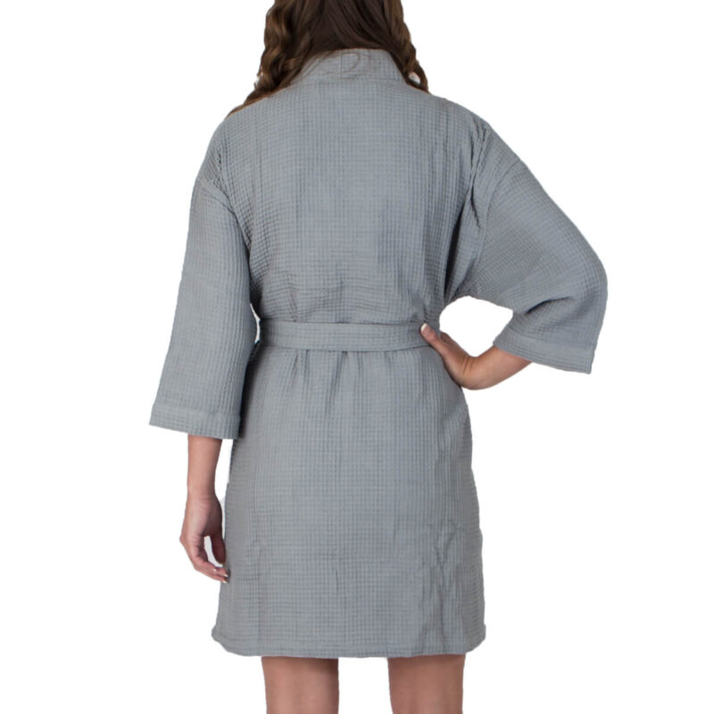 Blank Waffle Bridesmaid Robe - Back