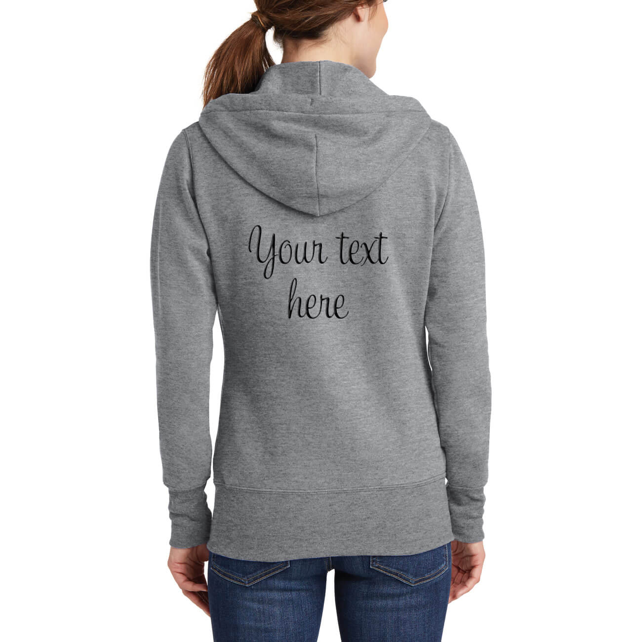 Create Your Own Embroidered Zip Hoodie - Personalized Brides
