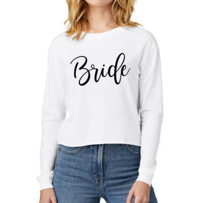 Long Sleeve Midi Bride Shirt