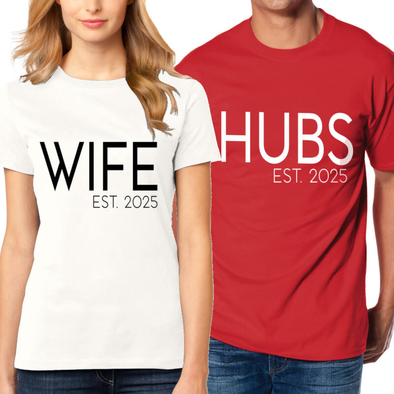 Hubs & Wife T-Shirt Set