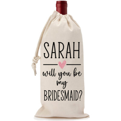 Will You Be My Bridesmaid? Wine Bag