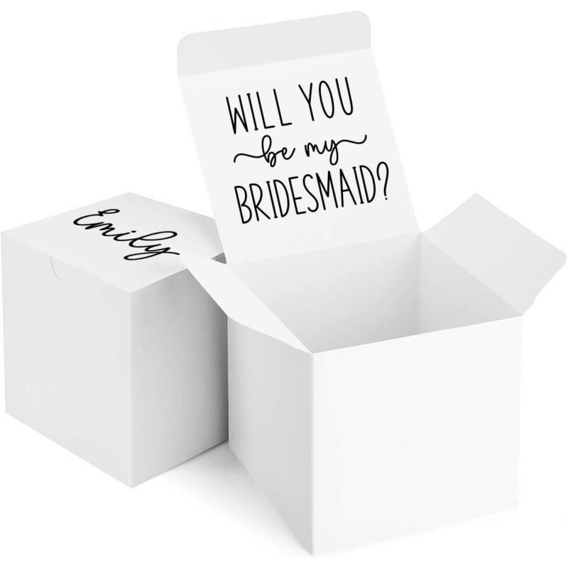 Will you be my Bridesmaid Gift Box 5x5x5