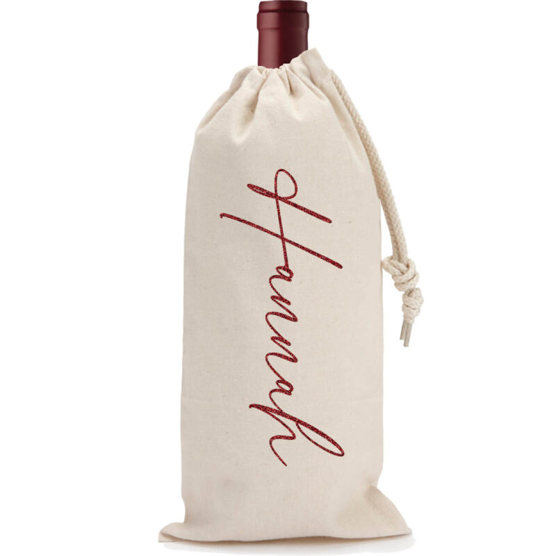 Personalized Wine Bag with Name