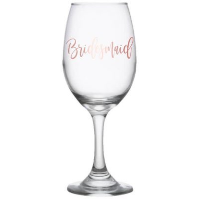 Bridal Party Wine Glass